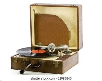 Vintage Portable Record Record Player Stock Photo 62995840 | Shutterstock