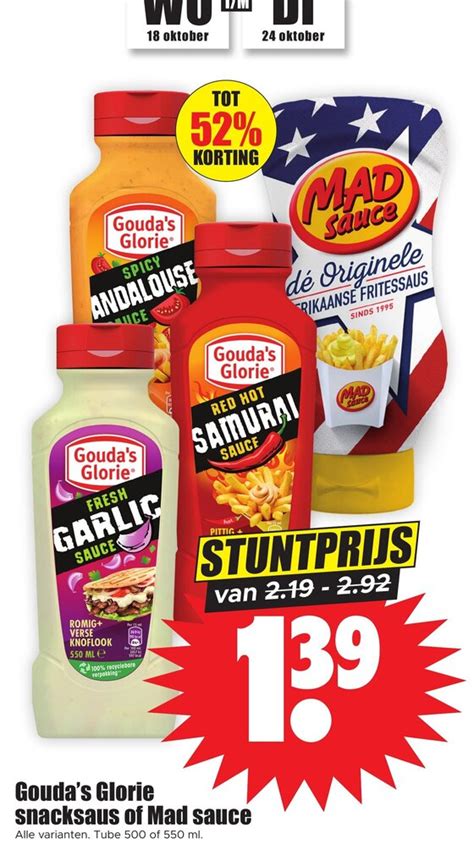 Gouda S Glorie Snacksaus Of Mad Sauce Alle Varianten Tube 500 Of 550