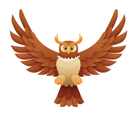 Animated Owl Flying