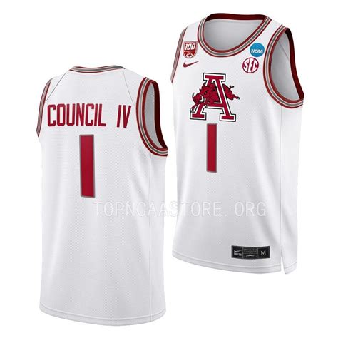 Arkansas Razorbacks Ncaa March Madness Ricky Council Iv White