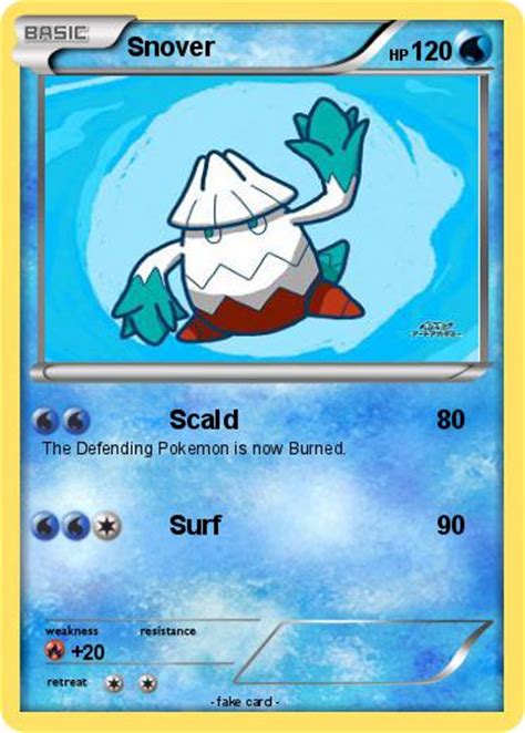 Pokémon Snover 31 31 - Scald - My Pokemon Card