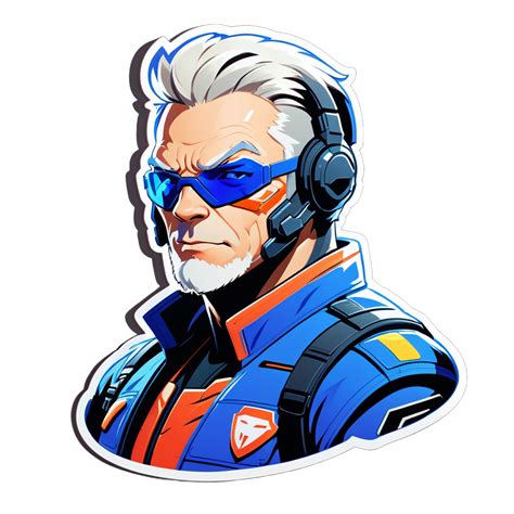 I Made An Ai Sticker Of Soldier 76 Uber Driver