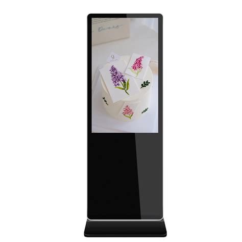 Inch Indoor Floor Stand Portable Advertising Screen Wifi Digital