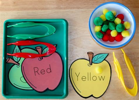 Preschool Apple Theme Apple Activities Preschool Colors Fall