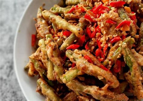 Resep Buncis Cabe Garam Oleh Inggried Wedhaswary Cookpad