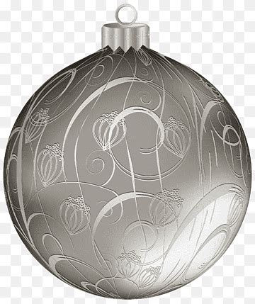 Descarga Gratis Adorno De Plata Adorno De Navidad Santa Claus Bola