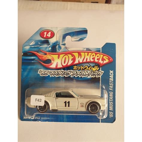 Jual HOT WHEELS SHORT CARD 65 MUSTANG FASTBACK PUTIH JAPAN CARD RARE Shopee Indonesia