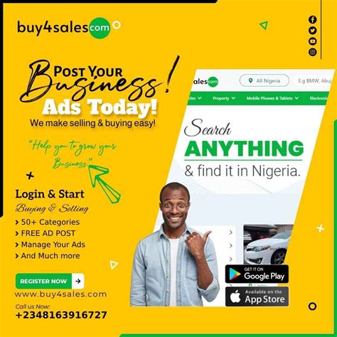 Buy And Sell In Nigeria Marketplace Buy4Sales Sell To Real People