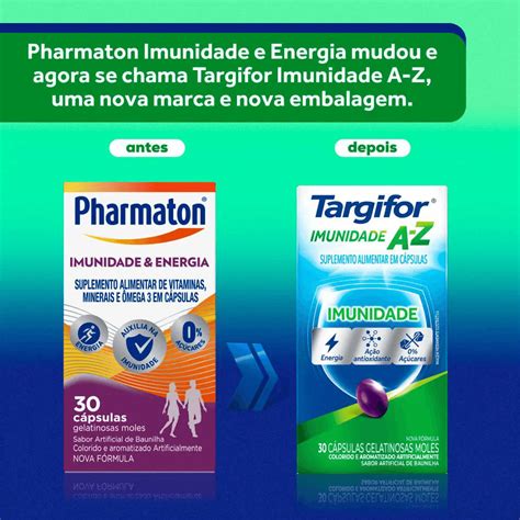 Targifor Imunidade A-z Bula - Targifor Imunidade A-Z com 30 Cápsulas | Mevo Farma - Mevo Farma