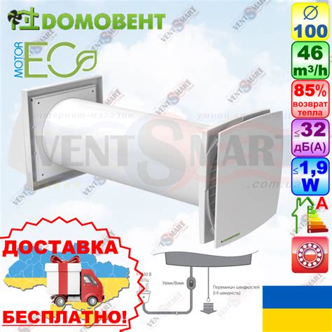 Купити недорогий рекуператор Домовент Соло РА1-35-9 Р ціна [Ціна ...