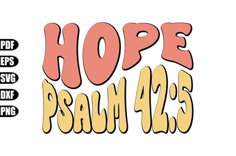 Hope Psalm 425 Svg Graphic By Creativekhadiza124 · Creative Fabrica