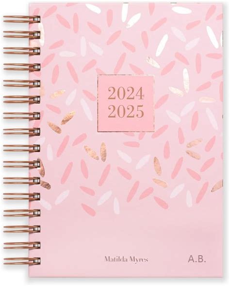 Matilda Myres 2024 2025 Academic Diary Rose Gold Wiro A5 Daily