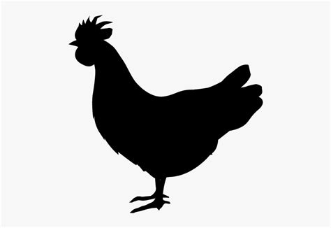 Chicken Silhouette No Background Free Transparent Clipart Clipartkey