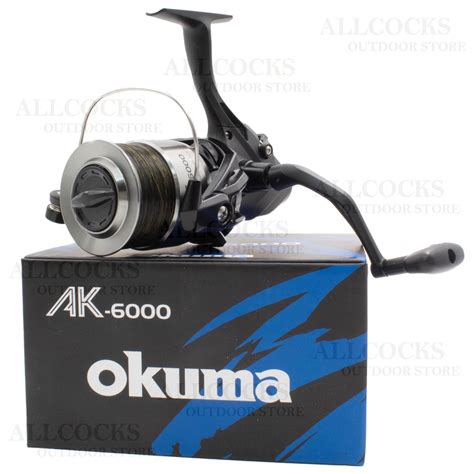 Okuma Ak 6000 Fixed Spool Reel In Black