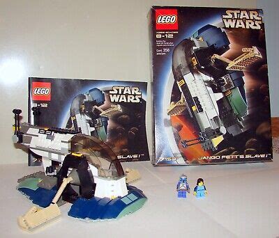 LEGO STAR WARS 7153 JANGO FETT S SLAVE 1 COMPLETE 100 MINIFIGS BOX