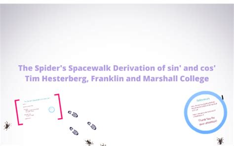 The Spider S Spacewalk Derivation Of Sin And Cos By Shaina Reji On Prezi