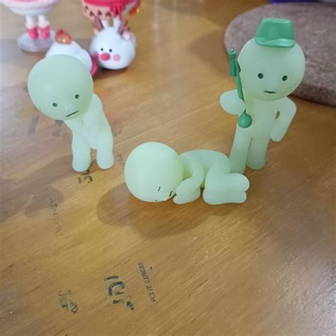 Smiski glow in the dark figures, Hobbies & Toys, Toys & Games on Carousell