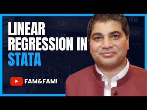 Estimating Linear Regression In Stata Ols Regression In Stata Youtube