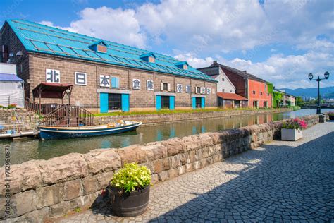 Otaru Hokkaido Japan August 22 2023 Scene Of Otaru Canal The