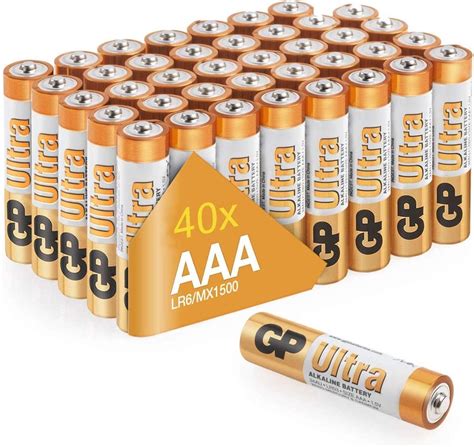 GP Ultra Alkaline AAA Batterijen Mega Voordeelpak 40 Stuks LR03