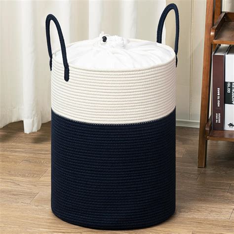 Amazon Goodpick Baby Laundry Basket L Rope Laundry Basket For