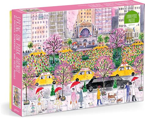 Amazon Galison Michael Storrings 1000 Piece Spring On Park Avenue