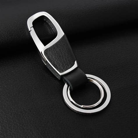 Classic Men S Business Leather Car Metal Keychain Key Rings Lexus Waist