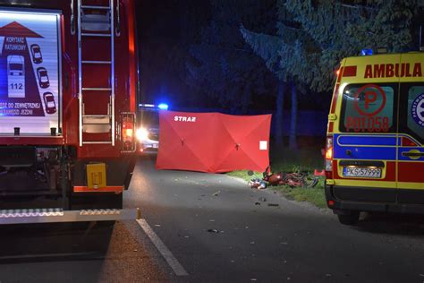 Śmiertelny wypadek na trasie Śmigiel Stare Bojanowo Kościan112