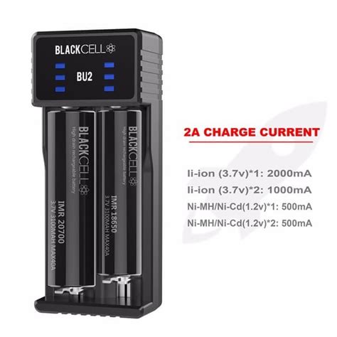 Jual AUTHENTIC Charger Baterai BLACKCELL BU2 18650 20700 21700 Shopee