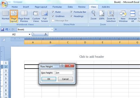 How To Set Row Height In Excel Using Vba Templates Sample Printables