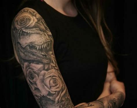 Share 73+ dinosaur tattoo sleeve best - in.cdgdbentre