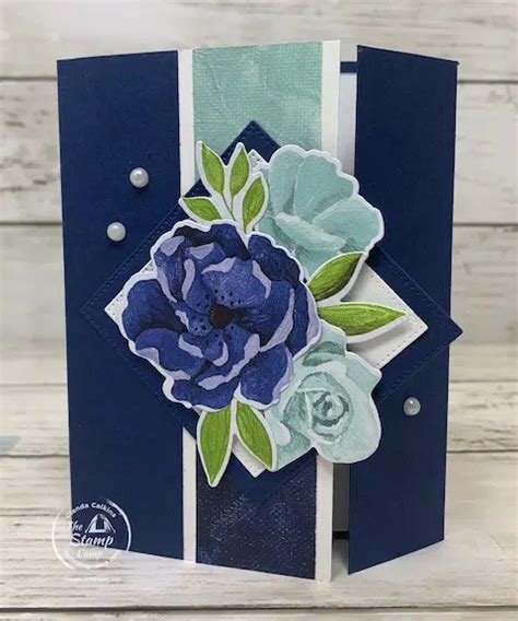 Hues Of Happiness Designer Series Paper From Stampin Up Fun Fold Cards