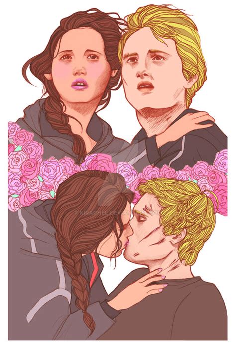 Peeta and Katniss by kirachel on DeviantArt