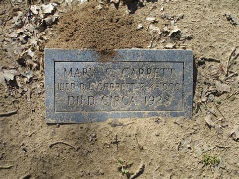 Mary C Garrett Find A Grave Memorial