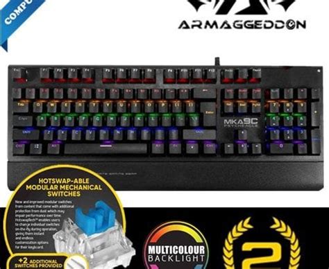 Armaggeddon MKA 9C Psycheagle Mechanical Gaming Keyboard Blue Switch