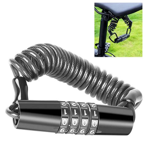 In Stock MAMotorcycle Helmet Lock Cable Lock Thickened Steel Cable