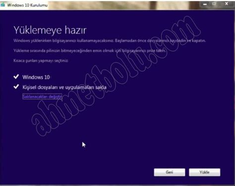 Windows 10 Kurma Yükseltme Rehberi Resimli Anlatım Ahmet Bolu