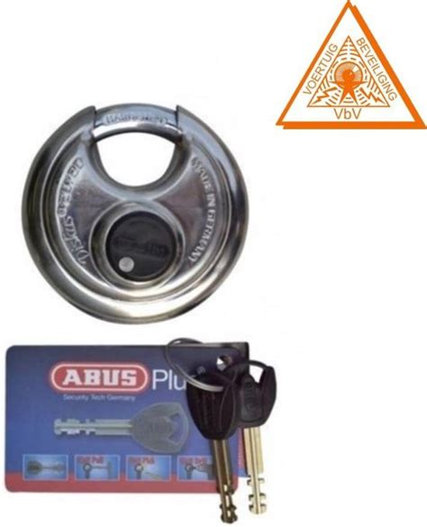 Abus Padlock Fixed Lock Premium Discusslot Inclusief Sleutels