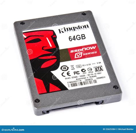 Solid State Drive (ssd) with 64GB Capacity Editorial Stock Image ...
