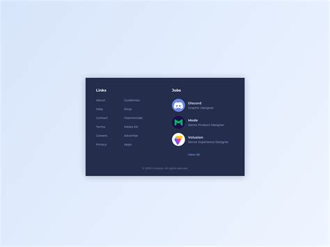 Day 734: Footer UI Design :: Behance