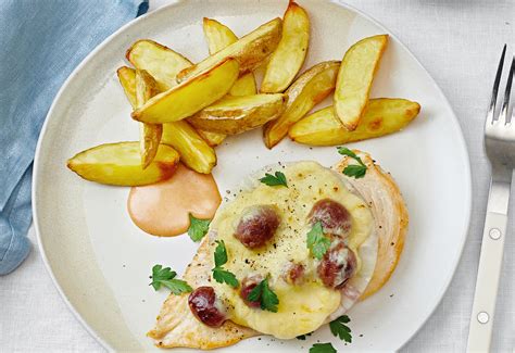 Hendlschnitzel Hawaii Mit Erd Pfelwedges Frisch Gekocht