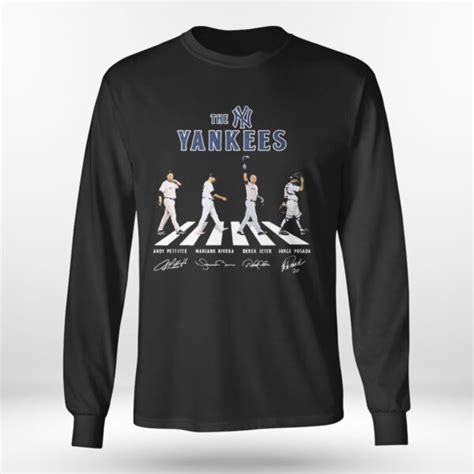 The Yankees Baseball Team Abbey Road 2023 Signatures T-Shirt