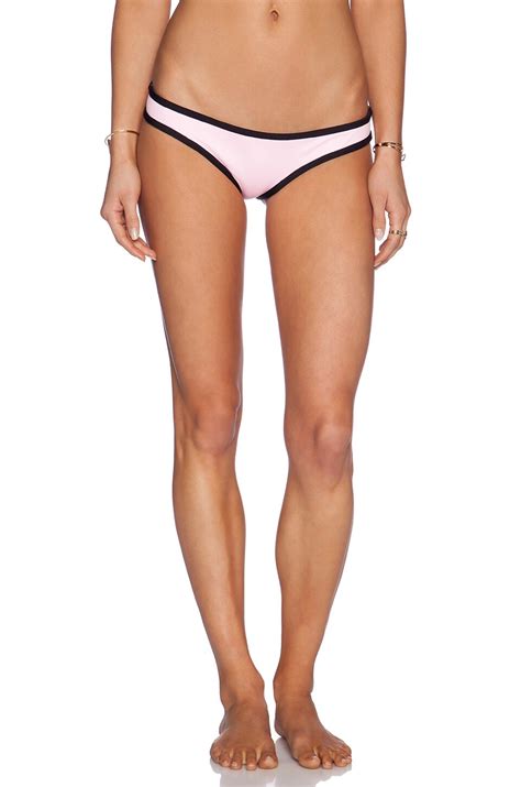 Lisa Lozano Neoprene Bikini Bottom In Baby Pink REVOLVE