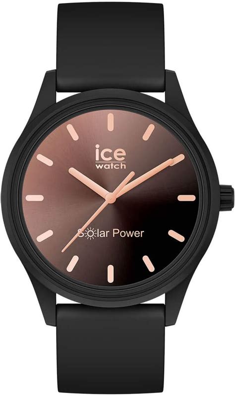 Ice Watch ICE Solar Power Sunset Black Schwarze Damenuhr Mit