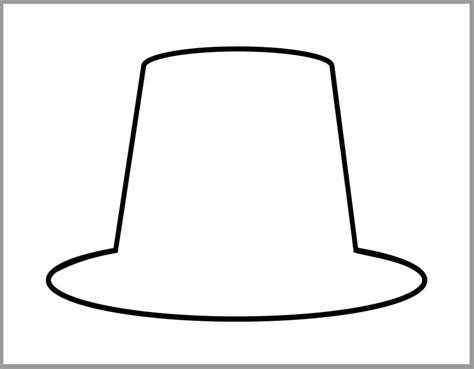 Printable Pilgrim Hat Template - Printable Templates