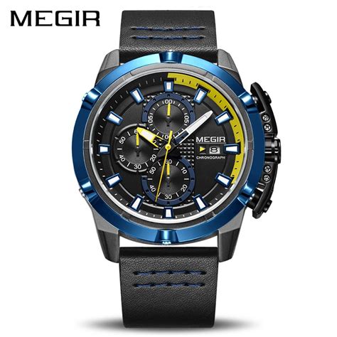 Megir Reloj Anal Gico De Cuarzo Para Hombre Accesorio De Pulsera