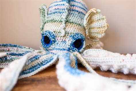 Crochet Stuffed Kraken Plush Amigurumi Octopus Kraken Toy Etsy