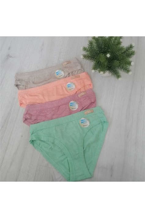 Berrak Kad N L Renkli Bambu G Nl K Bikini K Lot Seti Fiyat Yorumlar Trendyol