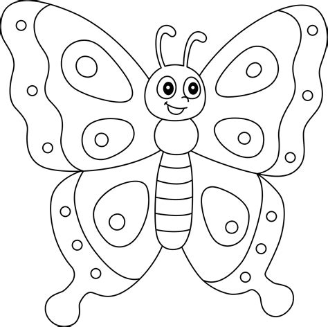 Preschool Butterfly Coloring Pages