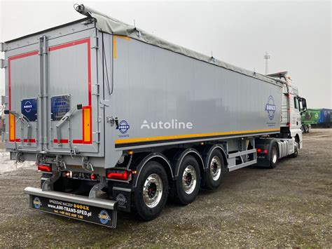 Bodex 42 m3 tipper semi trailer for sale Poland Wodzisław Śląski GP29860